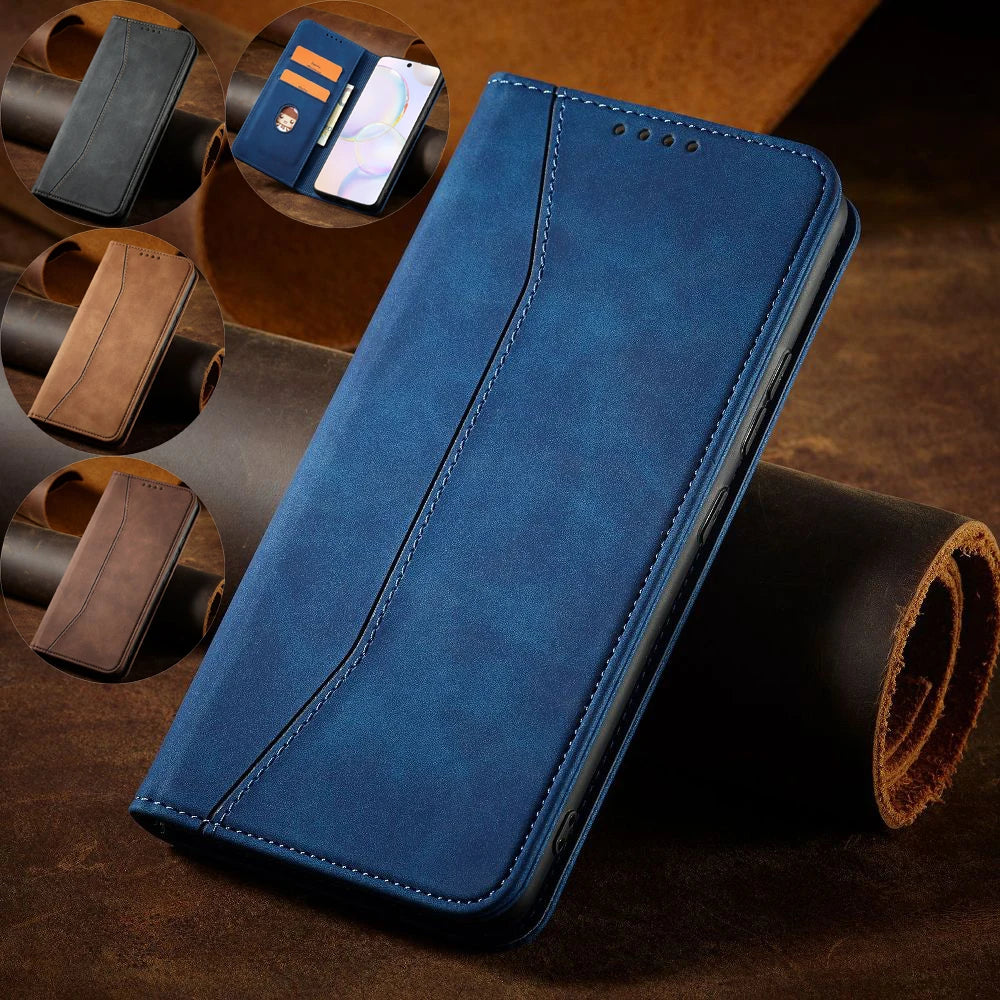Etui de protection à fermeture magnétique pour Oppo (série A fin)