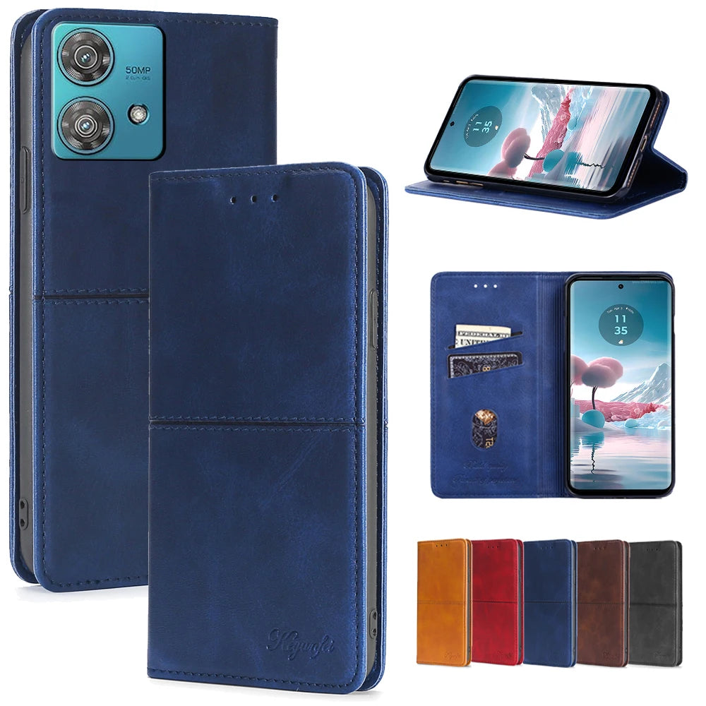 Protection à fermeture magnétique pour Motorola (séries E et Edge)