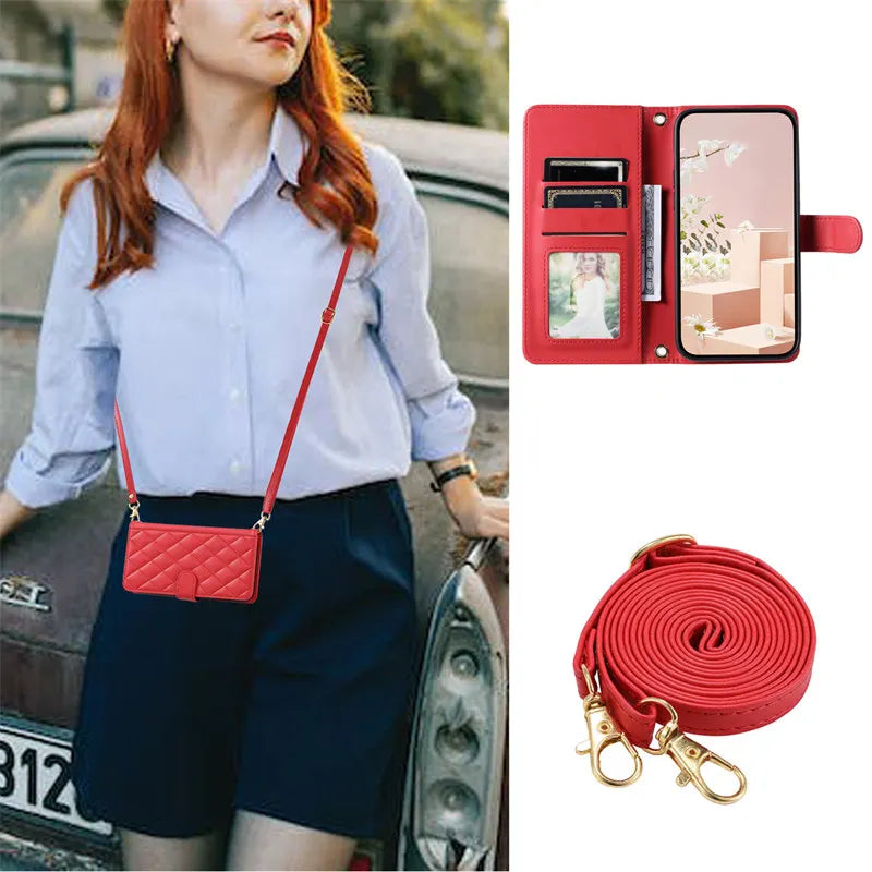 Etui très chic, à bandoulière pour Sony Xperia