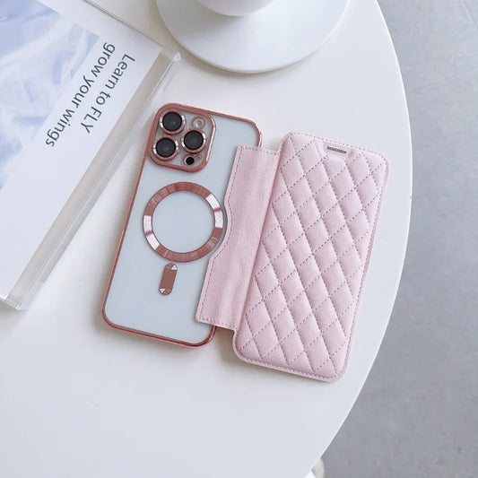 Elegant étui magsafe pour iPhone (14 au 16)