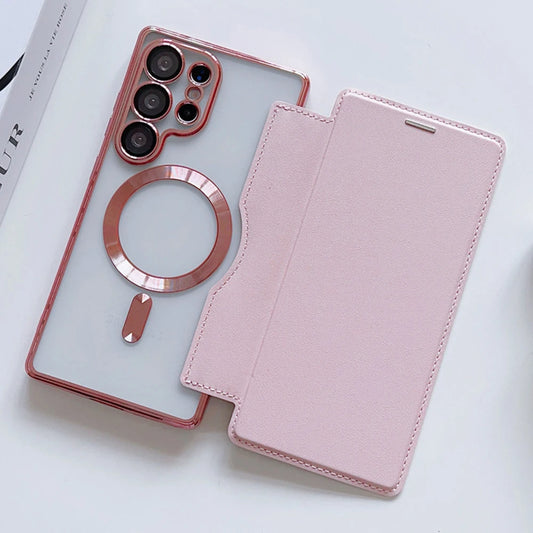 Elégant étui magsafe pour Samsung Galaxy (série S fin)