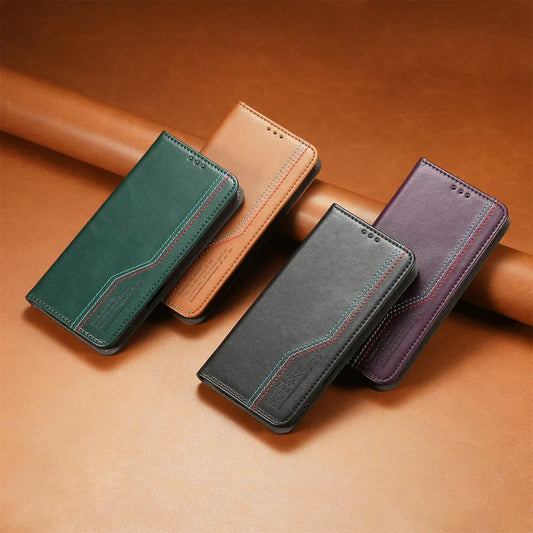 Etui de protection à fermeture magnétique pour Huawei (série Honor)