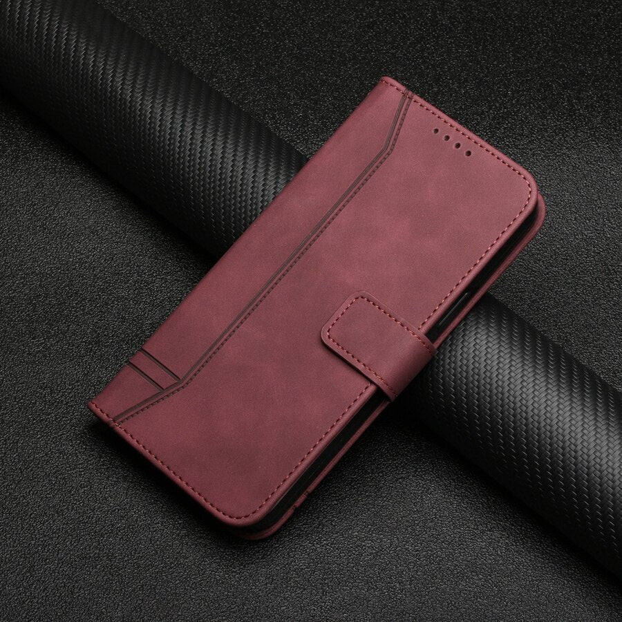 Etui de protection à fermeture magnétique pour téléphones Samsung (série Note) - www.Phone-Accessoires.fr