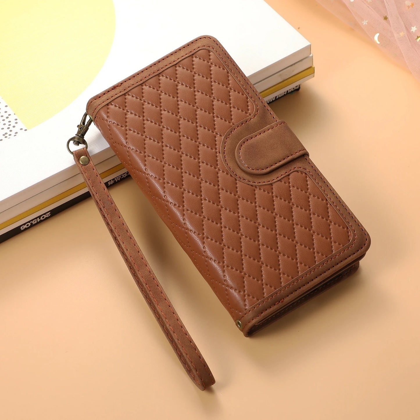 Etui porte-monnaie à bandoulière pour iPhone (du 6 au 12) - www.Phone-Accessoires.fr