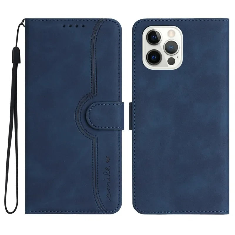 Etui à fermeture magnétique pour iPhone (6 au 12) - www.Phone-Accessoires.fr