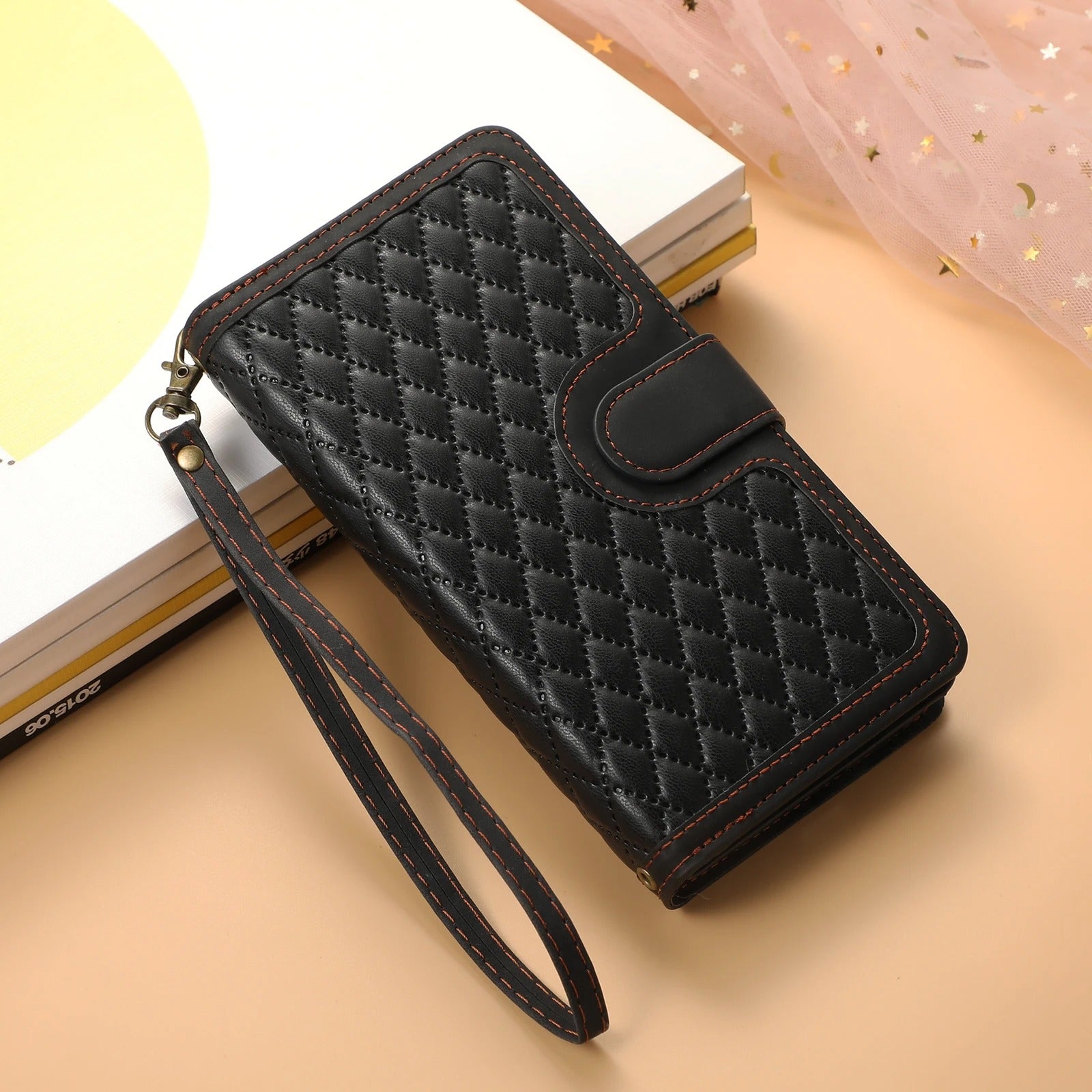 Etui porte-monnaie à bandoulière pour iPhone (du 6 au 12) - www.Phone-Accessoires.fr