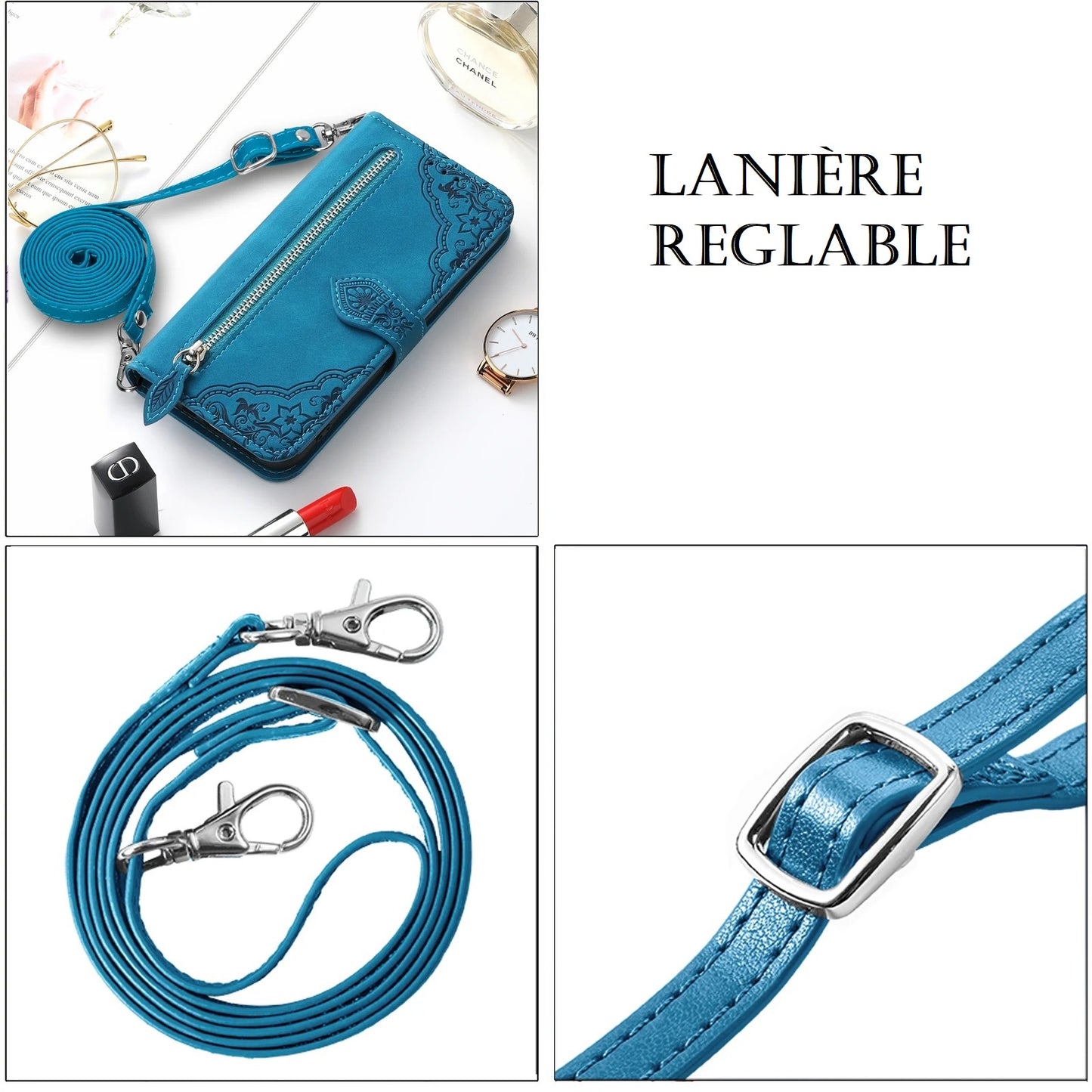 Etui de protection à bandoulière pour Samsung (série Note)