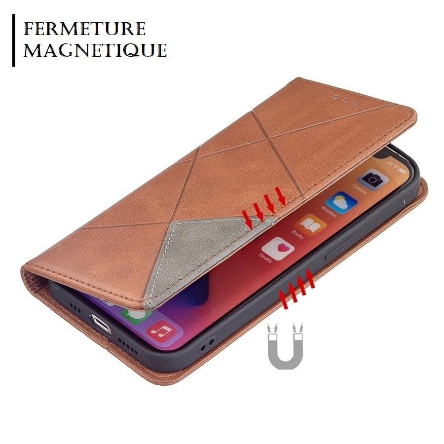 Etui à fermeture magnétique pour Téléphones Samsung (séries Note et M) - www.Phone-Accessoires.fr