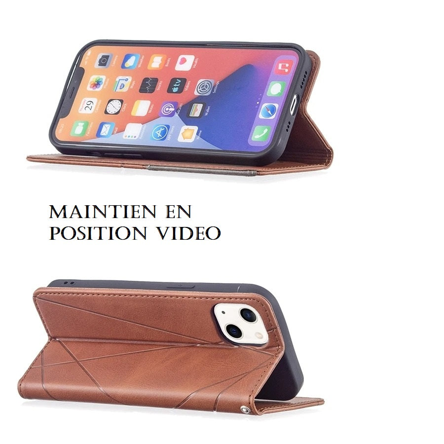 Etui à fermeture magnétique pour Téléphones Oppo (série A début) - www.Phone-Accessoires.fr