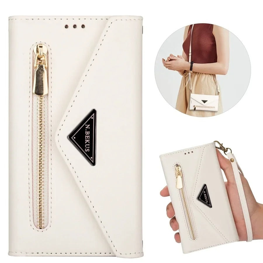 Etui porte-monnaie type sac à main très raffiné pour téléphones Redmi