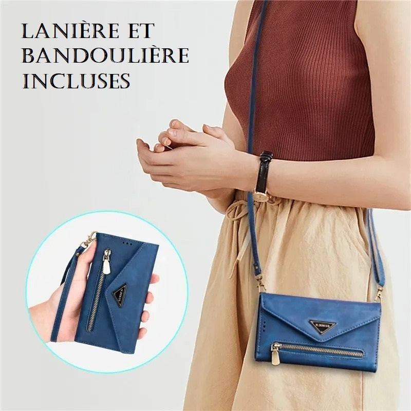 Etui porte-monnaie type sac à main très raffiné pour téléphones Redmi K et Note - www.Phone-Accessoires.fr