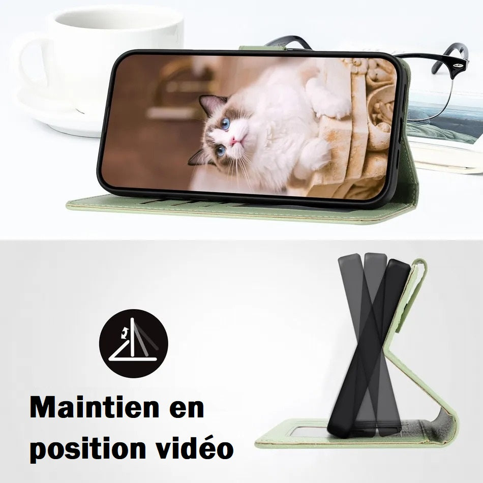 Etui motif chatons pour iPhone (du 6 au 13)