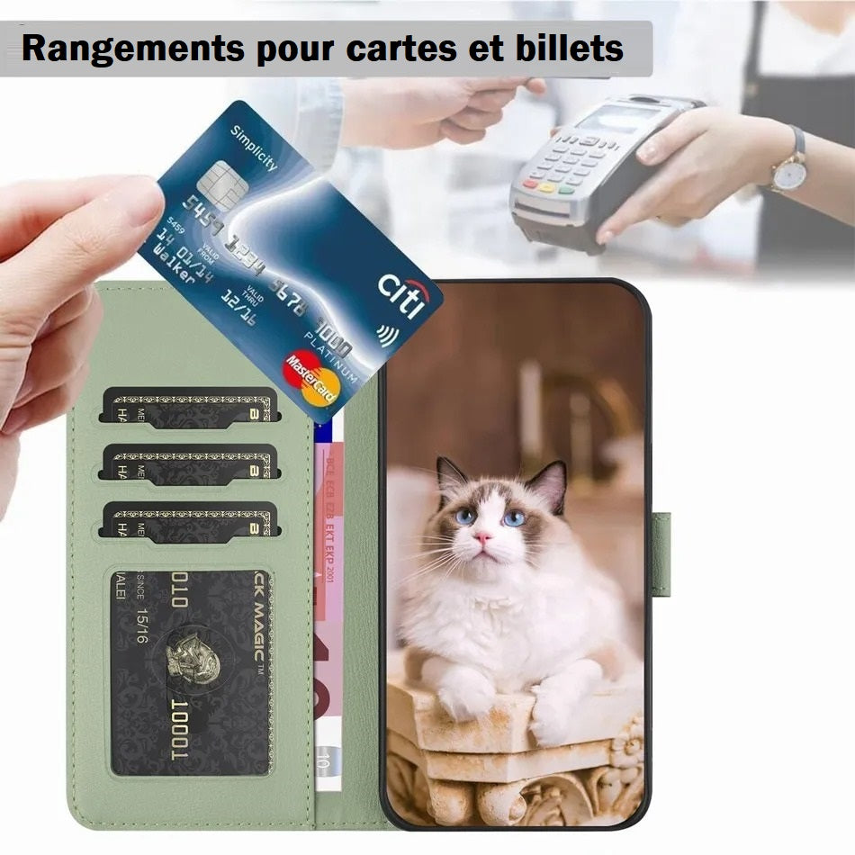 Etui motif chatons pour téléphones Redmi (série Note)