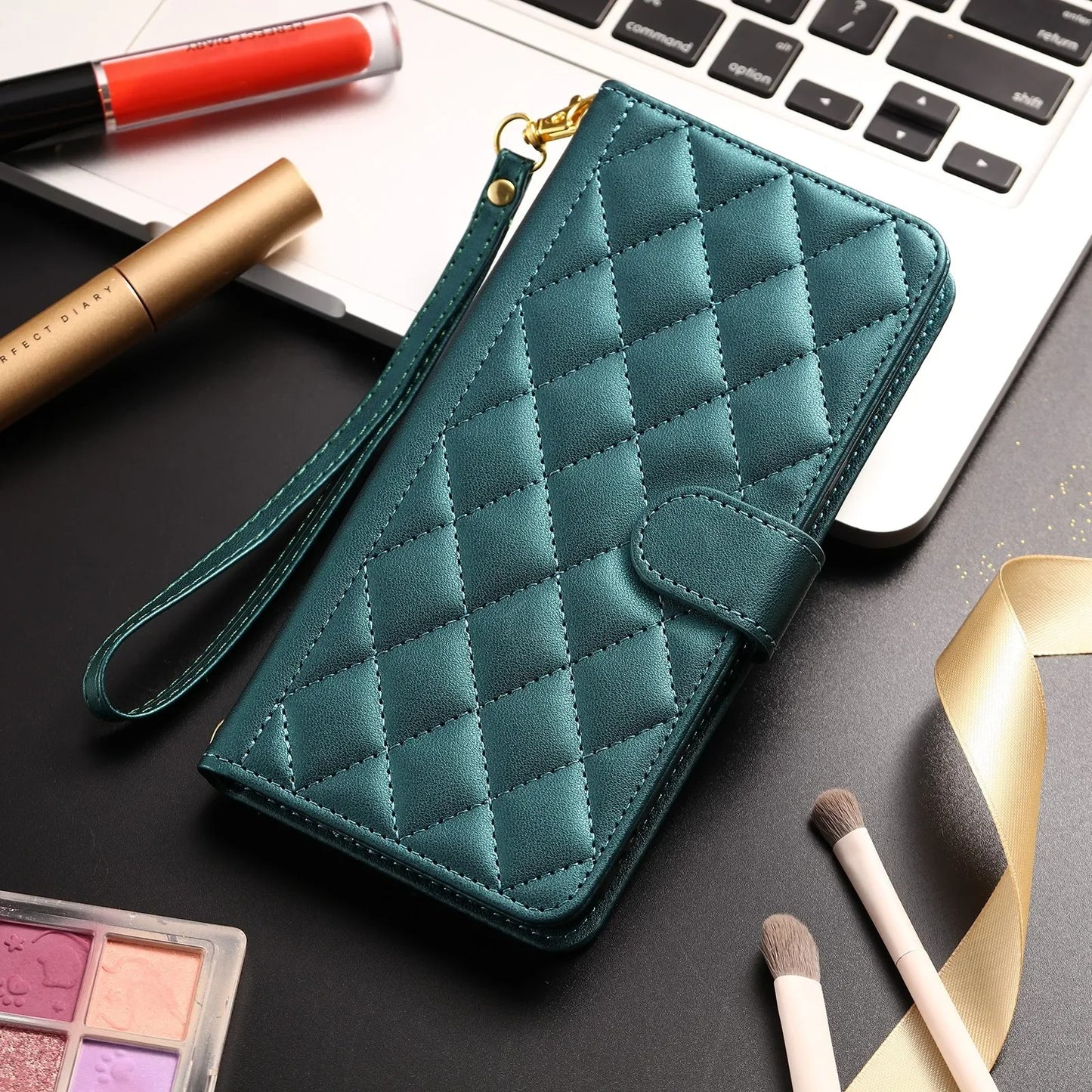 Etui très chic, à bandoulière pour téléphones Huawei (séries P, P Smart et Y)