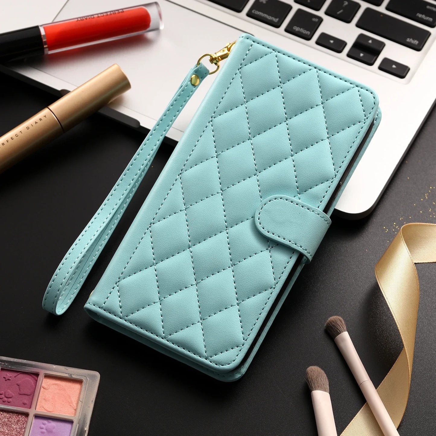 Etui très chic, à bandoulière pour téléphones Huawei (séries P, P Smart et Y)