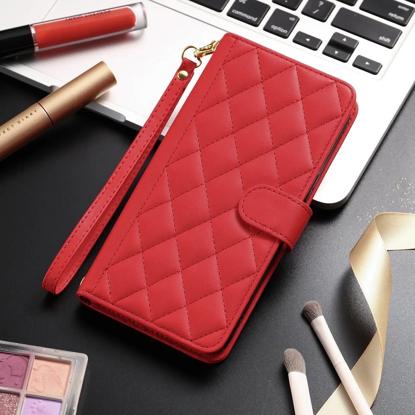 Etui très chic, à bandoulière pour téléphones Huawei (séries P, P Smart et Y)