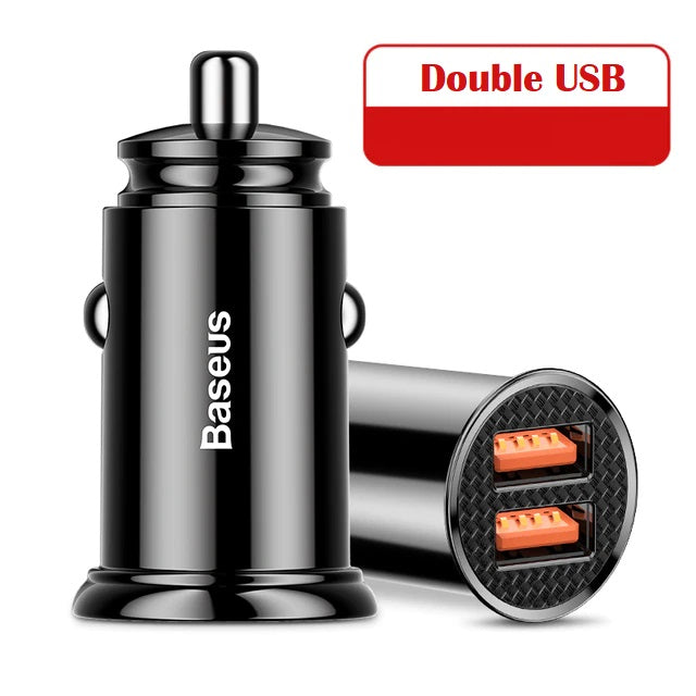 Chargeur USB et Micro USB pour allume cigare de voiture. - www.Phone-Accessoires.fr