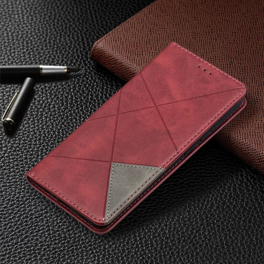 Etui à fermeture magnétique pour Huawei (séries P et Mate) - www.Phone-Accessoires.fr