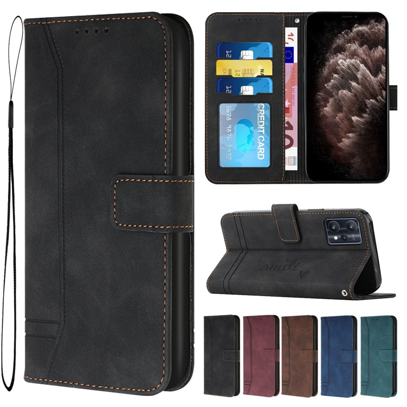 Etui de protection à fermeture magnétique pour téléphones OPPO (série A début) - www.Phone-Accessoires.fr