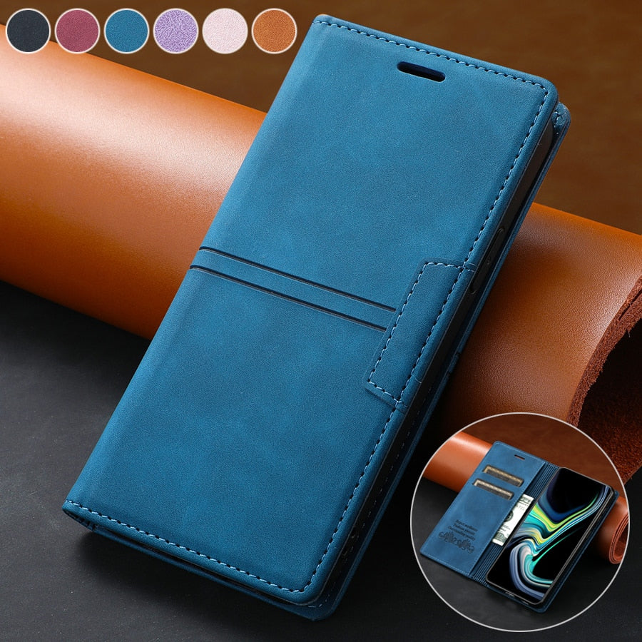 Etui à fermeture magnétique pour Téléphones Samsung (série Note) - www.Phone-Accessoires.fr