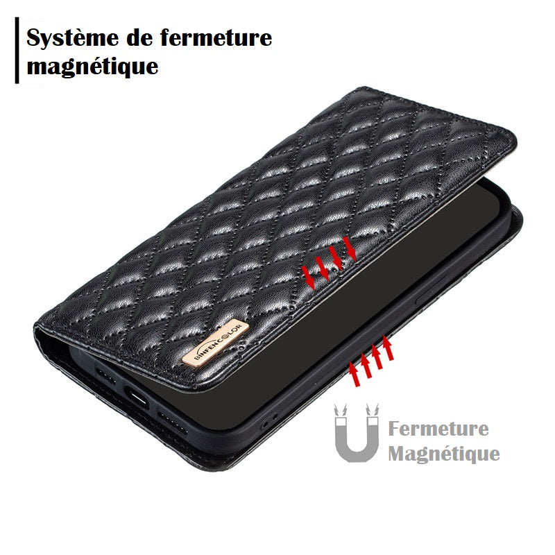 Etui pour téléphones Samsung à fermeture magnétique (série S début) - www.Phone-Accessoires.fr