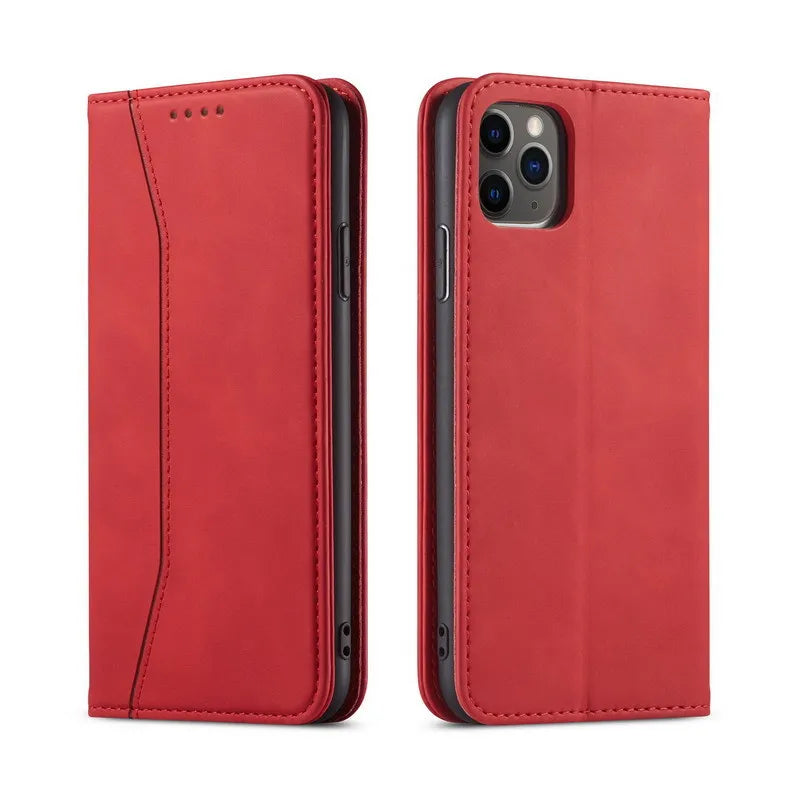 Etui de protection à fermeture magnétique pour iPhone (6 au 12)