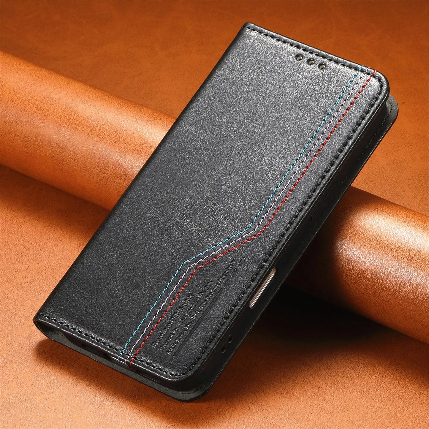 Etui de protection à fermeture magnétique pour iPhone (12 au 17)