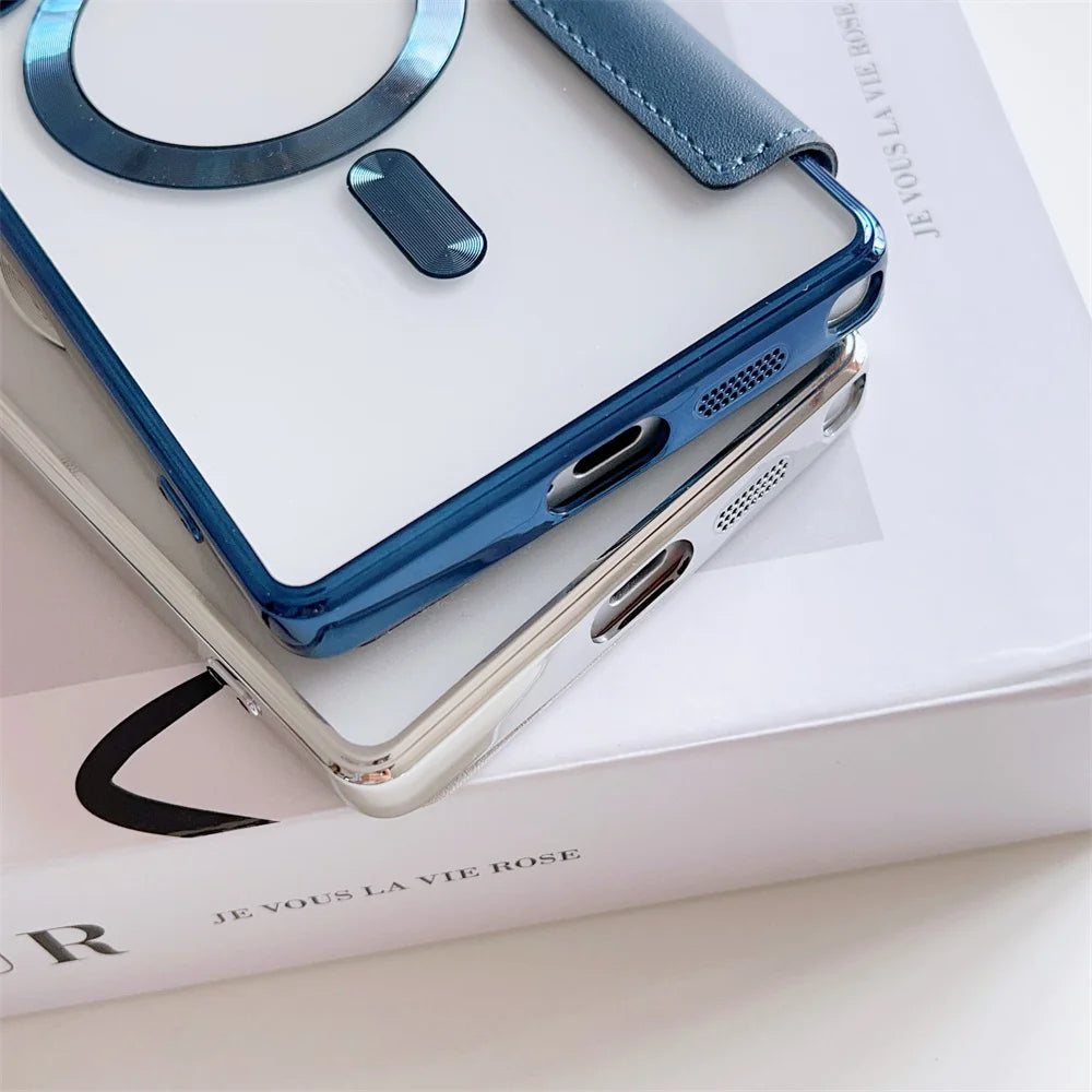 Elégant étui magsafe pour Samsung Galaxy (série S fin)