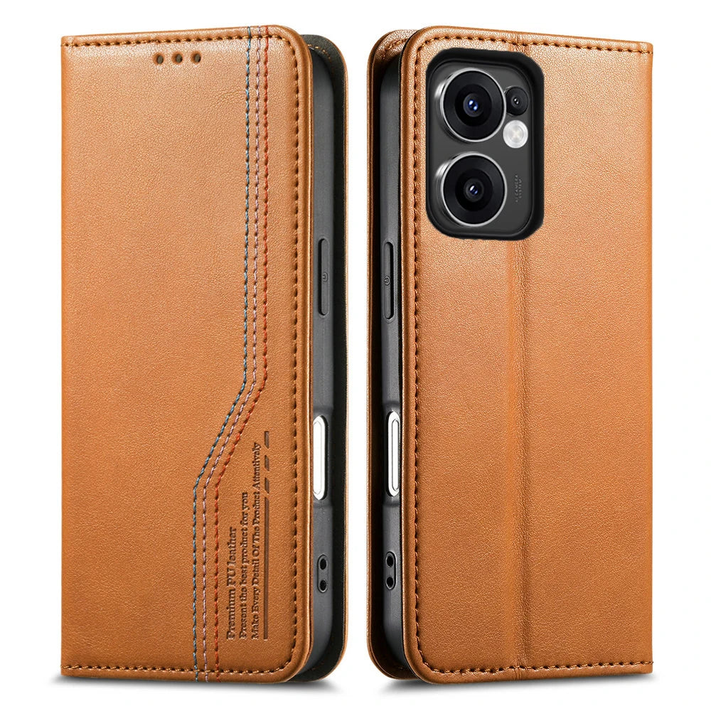 Etui de protection à fermeture magnétique pour Oppo (série Realme)
