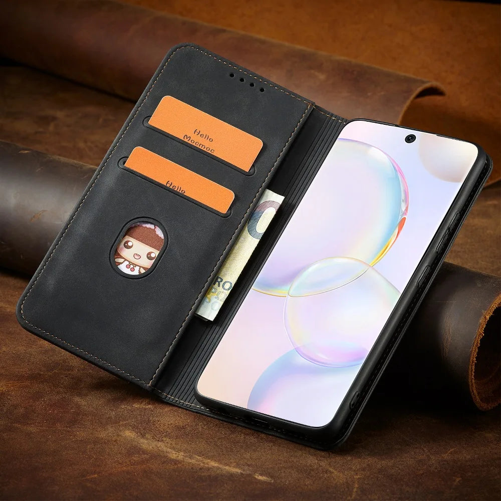 Etui de protection à fermeture magnétique pour Xiaomi (série Poco)