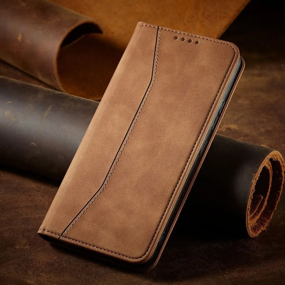 Etui de protection à fermeture magnétique pour Huawei (série Honor)