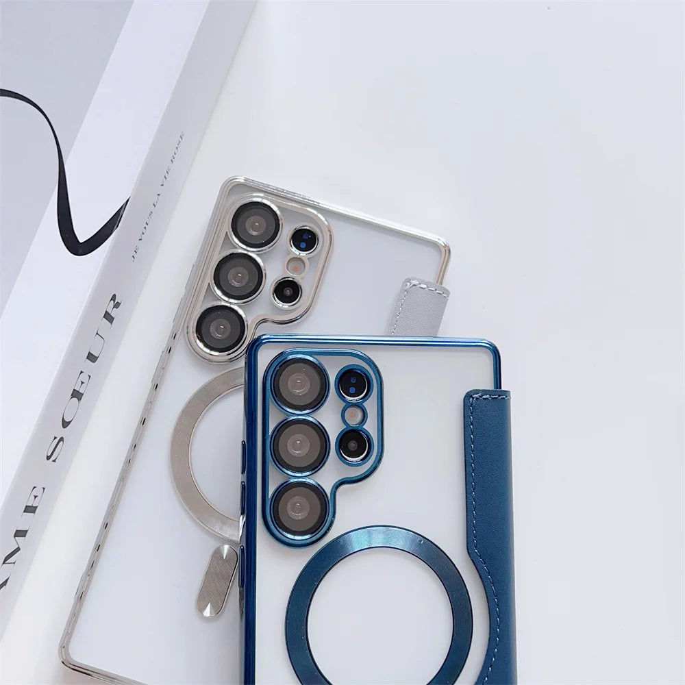 Elégant étui magsafe pour Samsung Galaxy (série S fin)