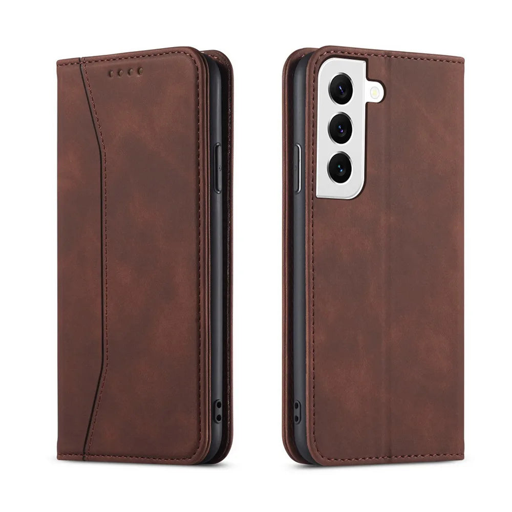 Etui de protection à fermeture magnétique pour Samsung Galaxy (série S début)