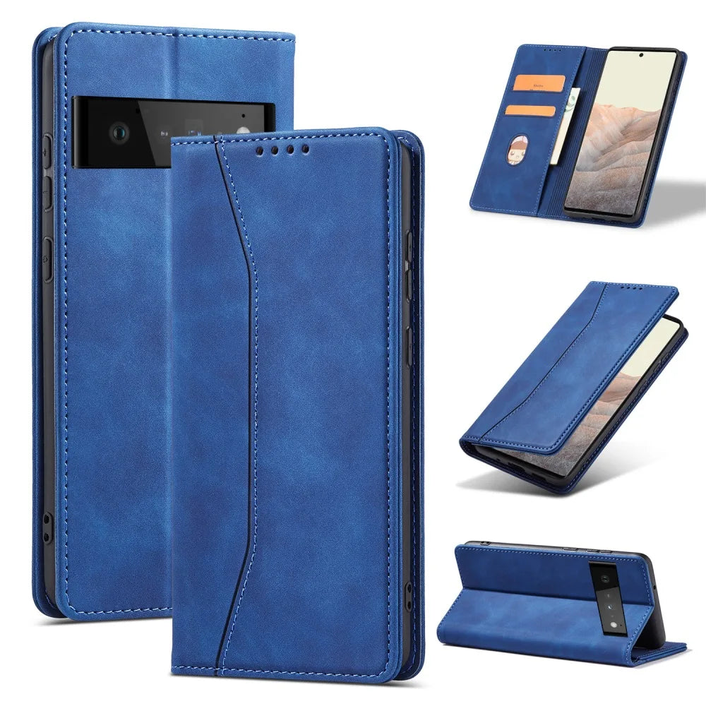 Etui de protection à fermeture magnétique pour Google Pixel