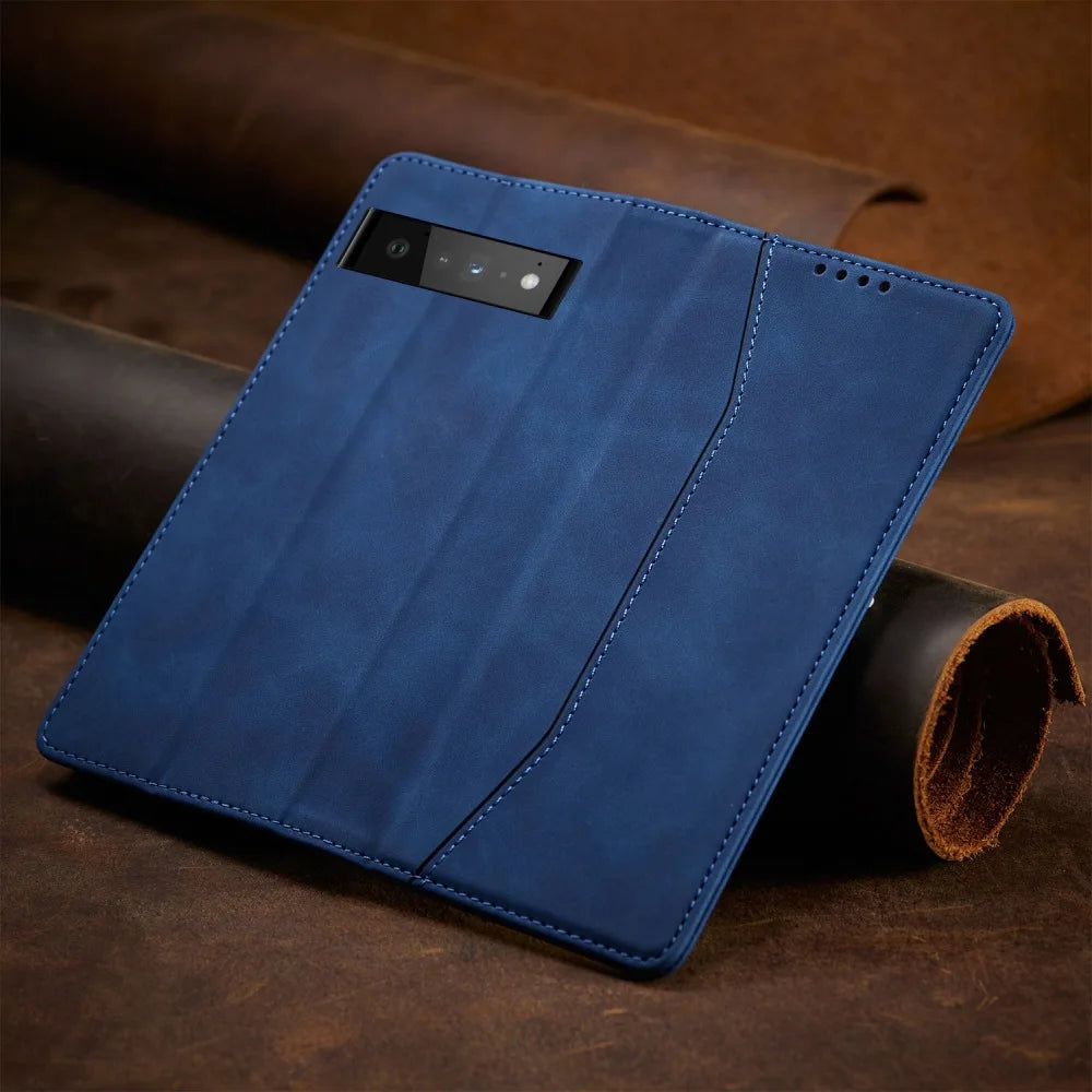 Etui de protection à fermeture magnétique pour Google Pixel