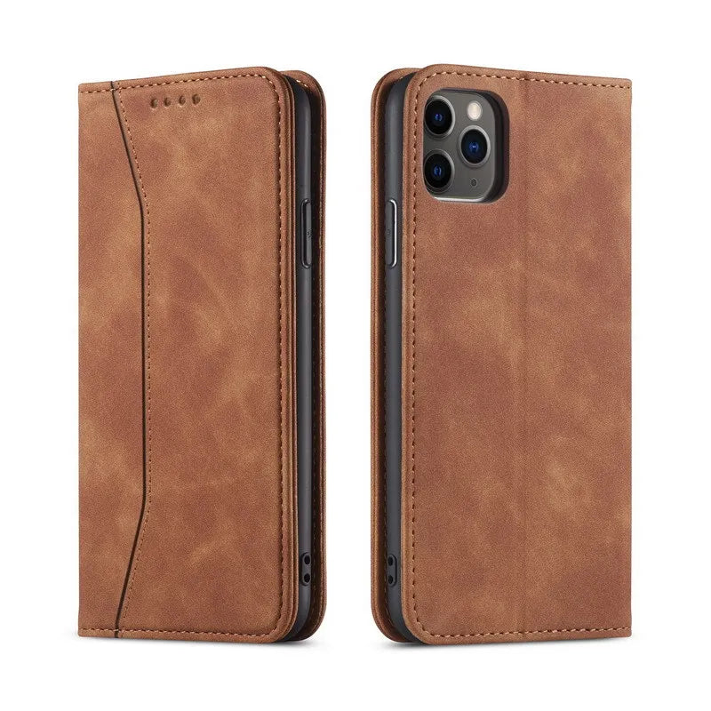 Etui de protection à fermeture magnétique pour iPhone (13 au 16)