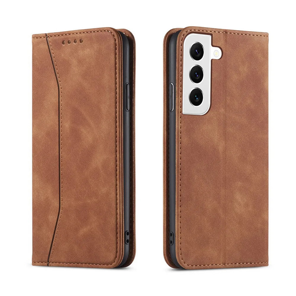 Etui de protection à fermeture magnétique pour Samsung Galaxy (série S début)