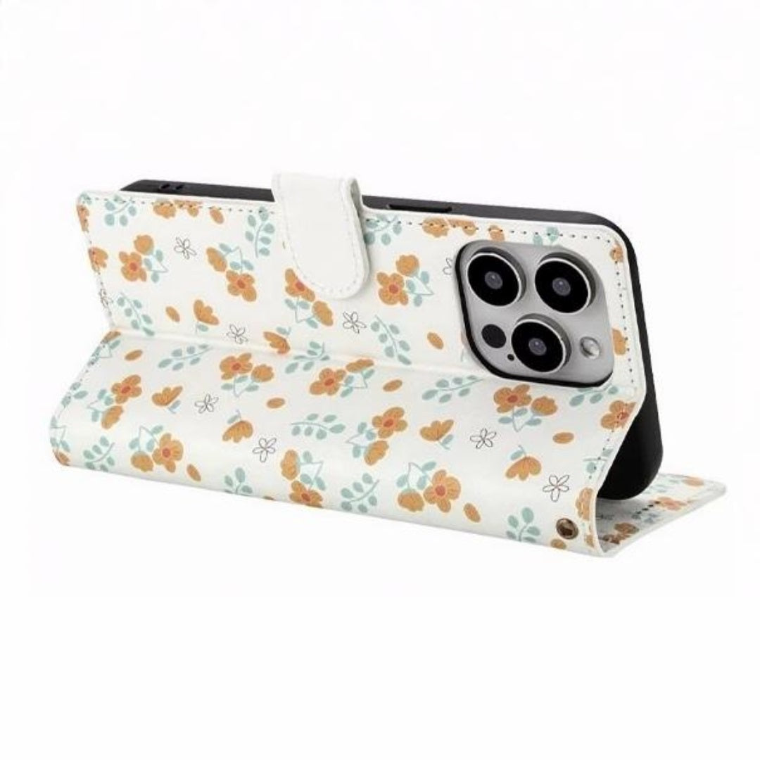 Etui imprimé floral à fermeture magnétique pour Xiaomi (série Poco)