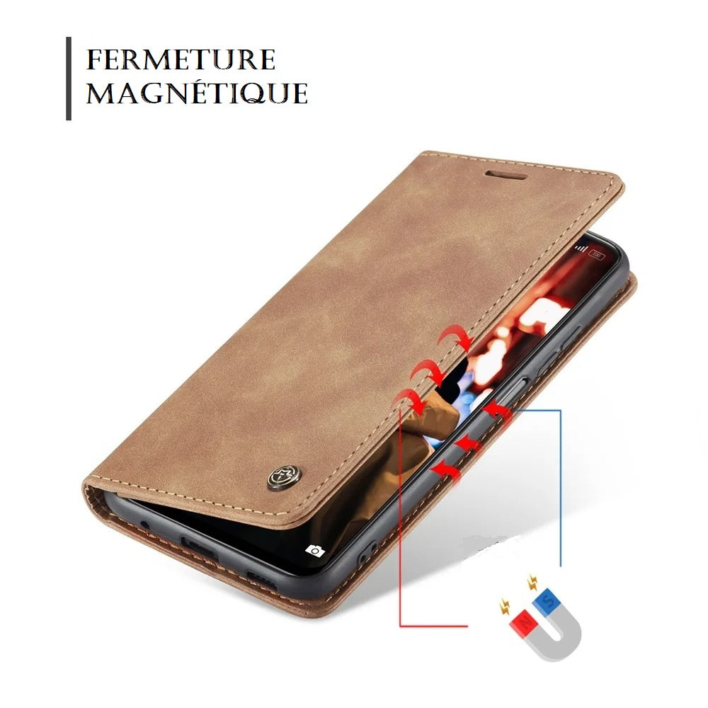 Etui de protection à fermeture magnétique pour Google Pixel