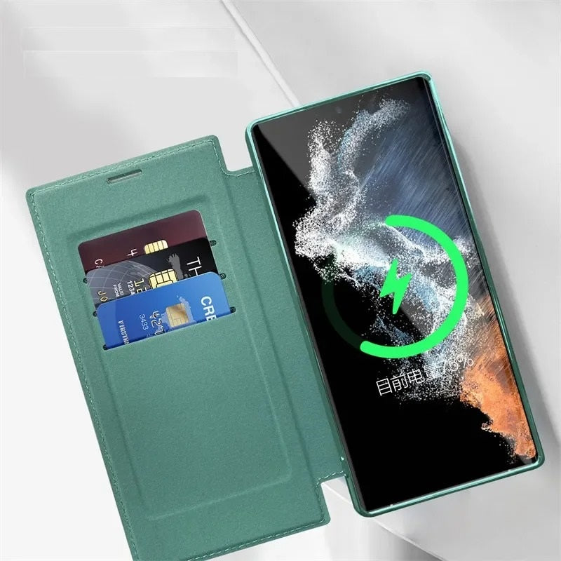 Elégant étui magsafe pour Samsung Galaxy (série S fin)
