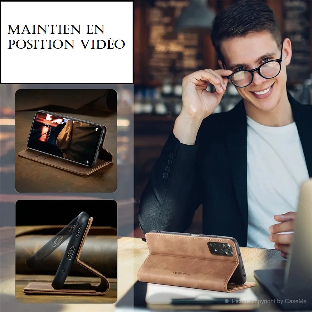 Etui de protection à fermeture magnétique pour Oppo (séries A, Find et Reno)