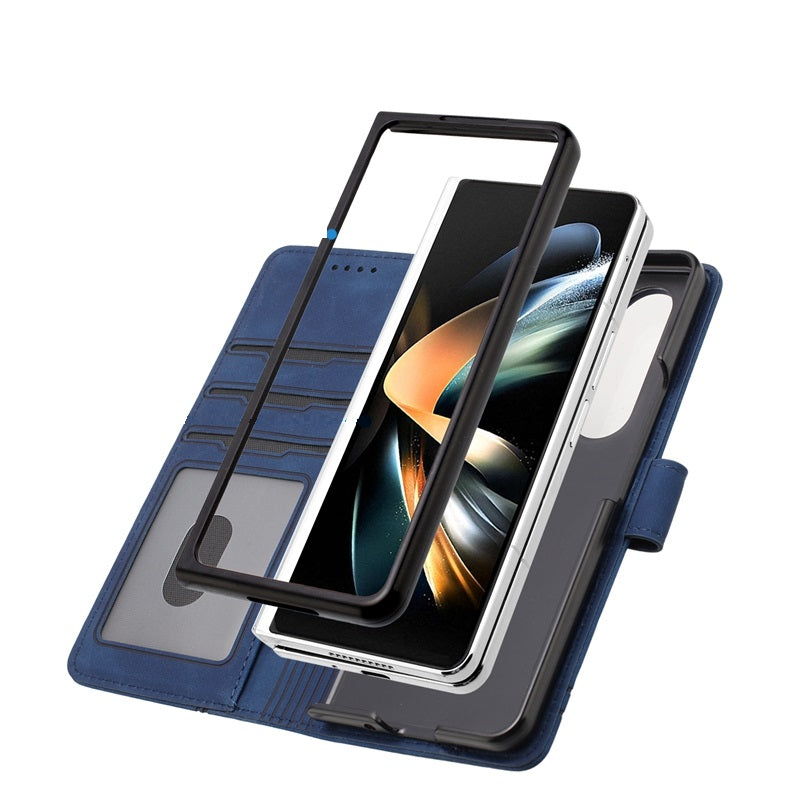 Etui de protection à fermeture magnétique pour téléphones Samsung Z Fold