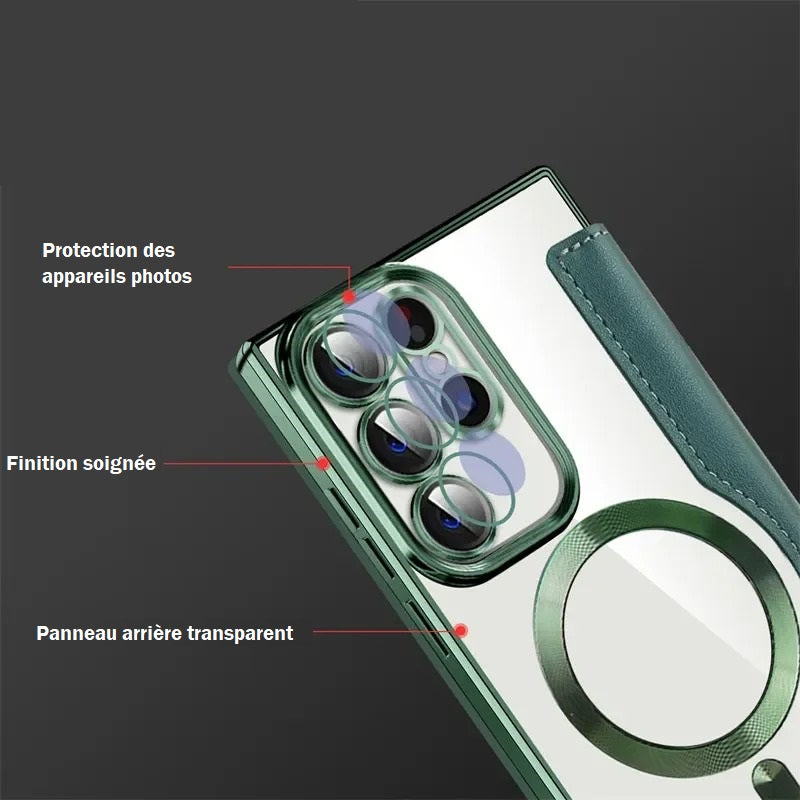 Elégant étui magsafe pour Samsung Galaxy (série S fin)