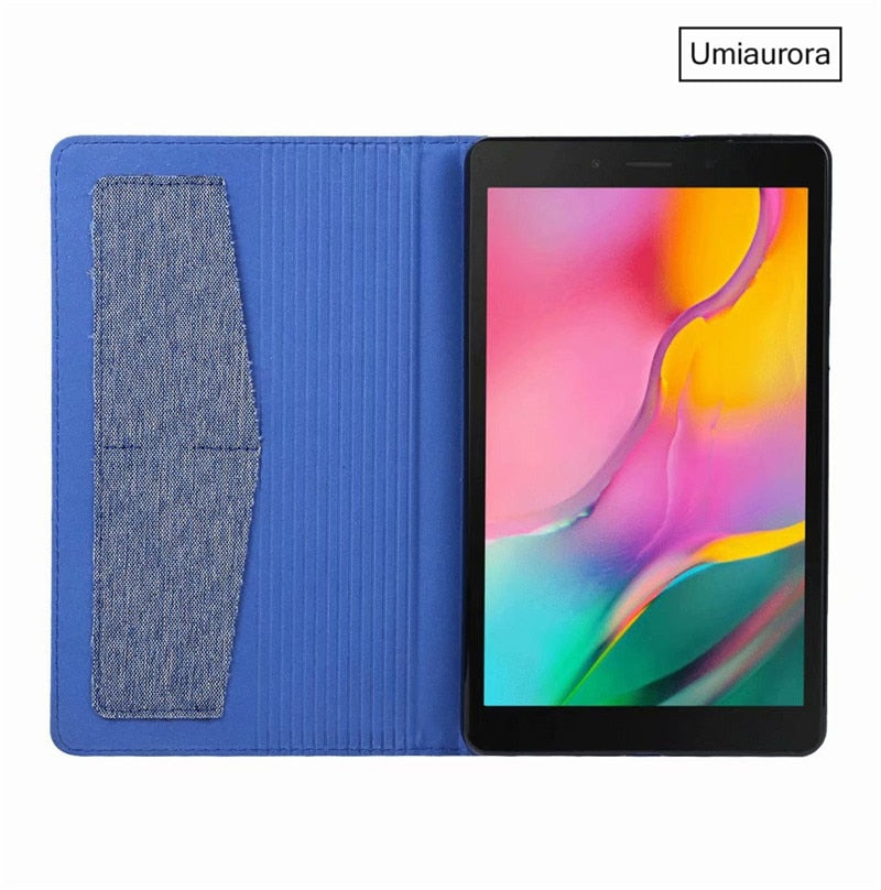 Etui en tissu et silicone pour Tablettes Samsung (série A)