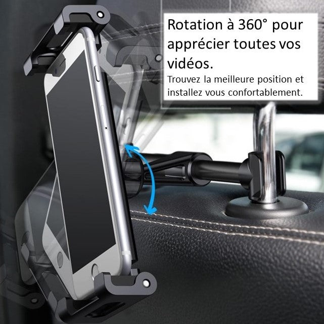 Support Tablette/Téléphone pour siège arrière de voiture